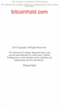 Mobile Screenshot of bitcoinhold.com